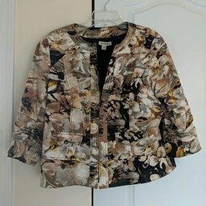 Zippered & lined blazer